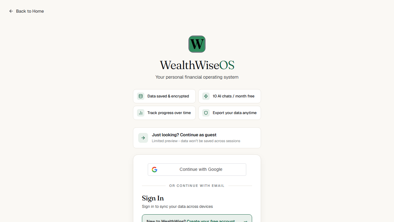 Signup